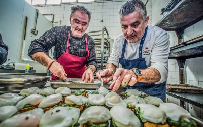 Solidaridad de los cocineros y camareros cántabros con las riadas de Campoo